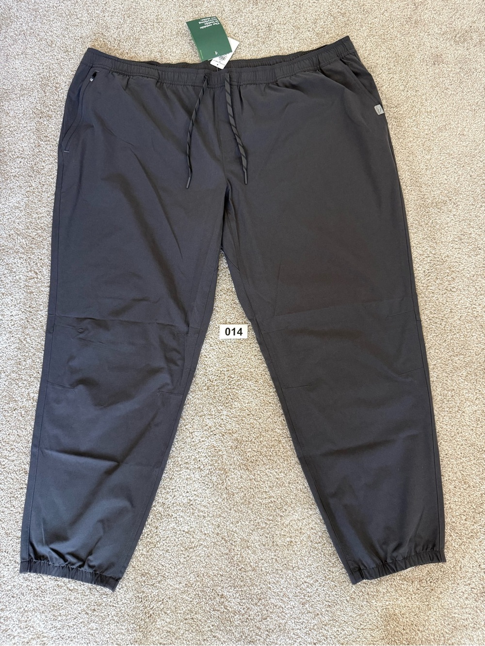NWT LL Bean Jogger Pants 3XL 32” Alloy Gray B’s Multisport 514097